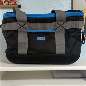 Black and Blue cooler bag estimate 17x10x10